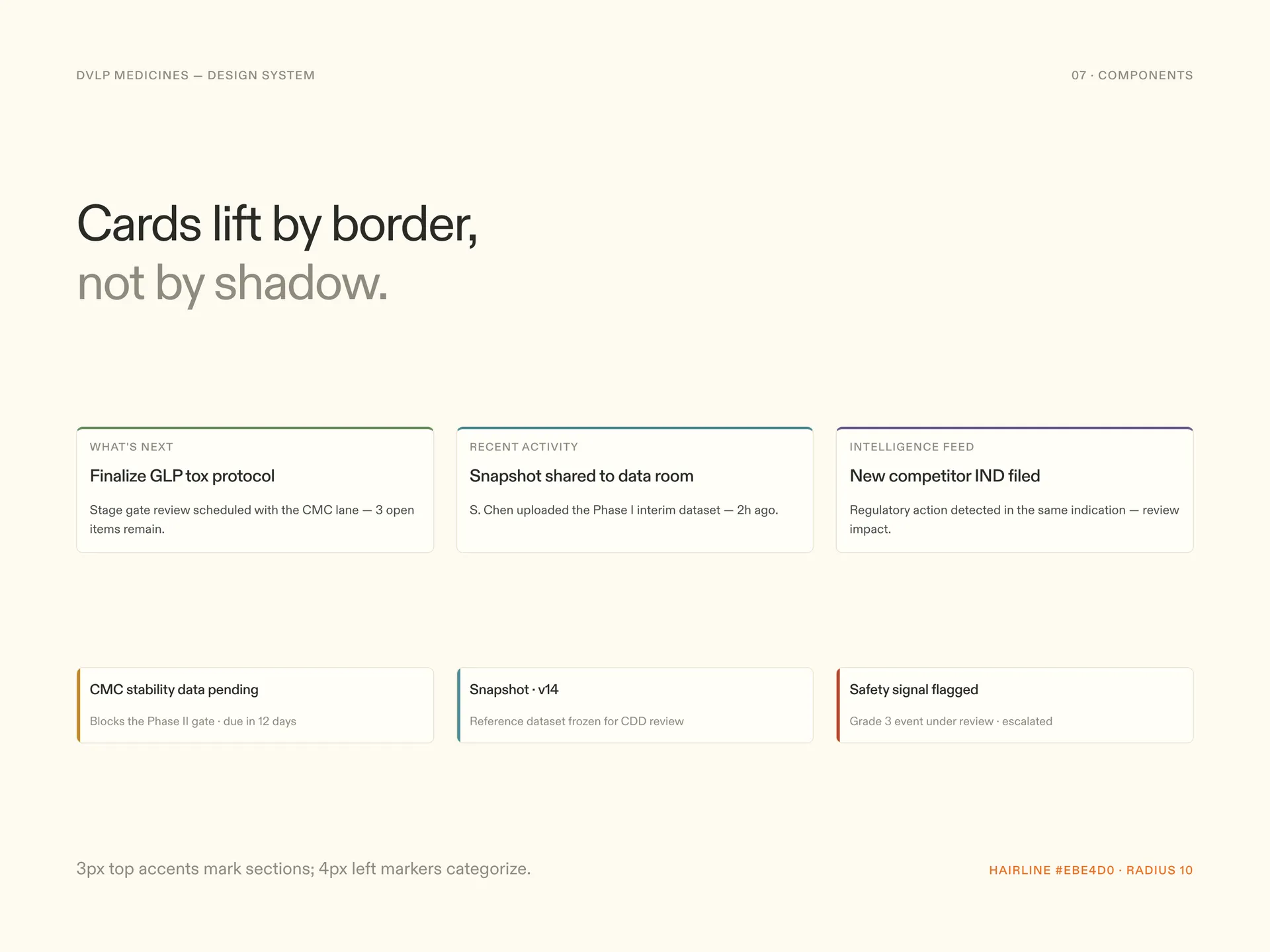 DVLP design system card components
