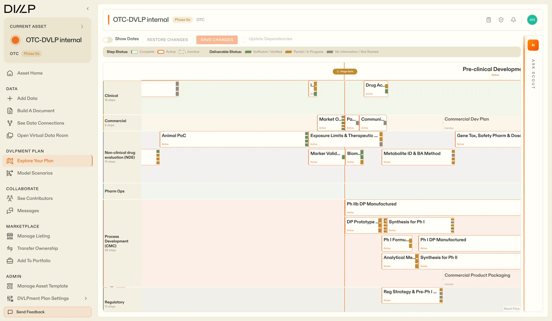 DVLP development plan explorer